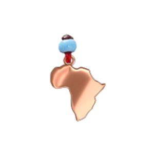 Small Solid Africa Charm