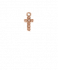Small Cross with Cognac Diamonds
