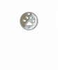 Small Dog in Disc Silver