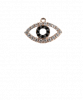 Evil Eye with Black Diamonds