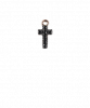 Small Cross with Black Diamonds