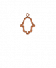 Open Hamsa Rose Gold