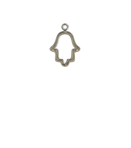 Open Hamsa Silver