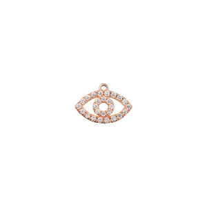Evil Eye with White Diamonds
