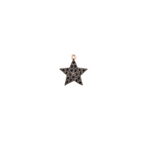 Small Star with Black Diamonds