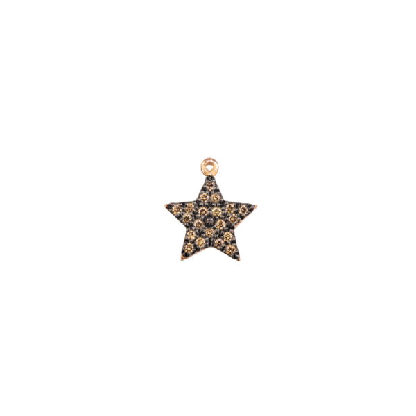 Large Star with Cognac Diamonds