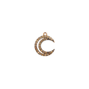 Double Moon with Cognac Diamonds