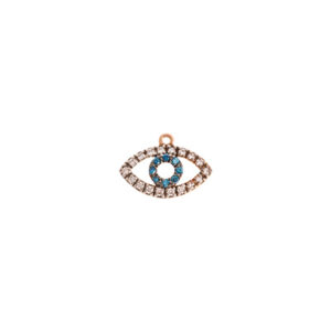 Evil Eye with Blue Diamonds