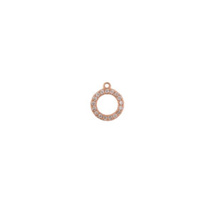 Small Circle of Life with White Diamonds