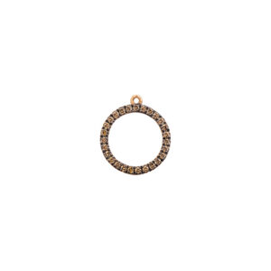 Medium Circle of Life with Cognac Diamonds