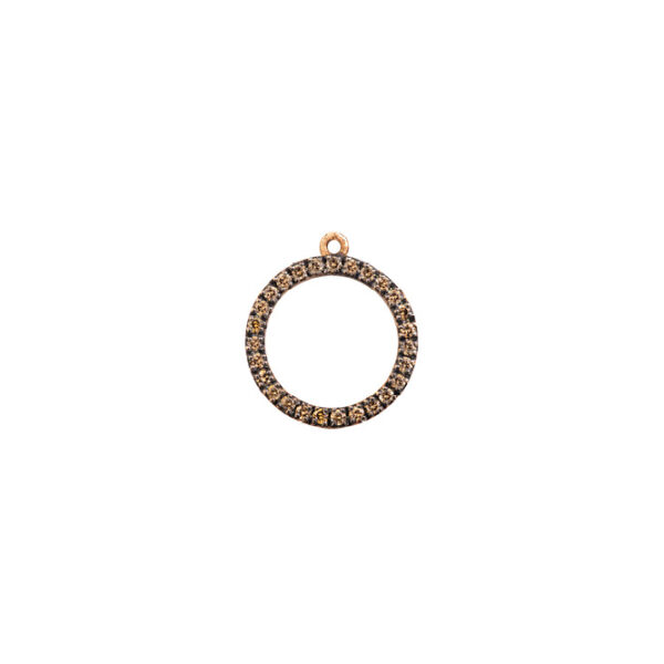 Medium Circle of Life with Cognac Diamonds
