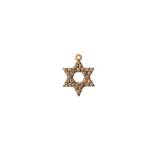 Star of David with Cognac Diamonds
