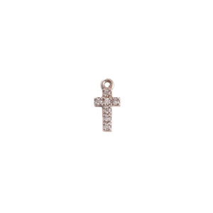 Small Cross with White Diamonds