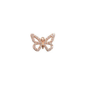 Butterfly with White Diamonds