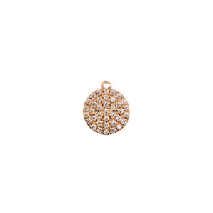 Medium Pebble with White Diamonds