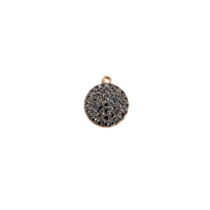 Medium Pebble with Black Diamonds