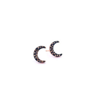 Single Moon with Congnac Diamonds