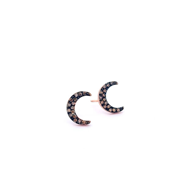 Single Moon with Congnac Diamonds