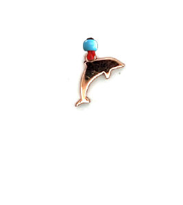 dolphin rose gold