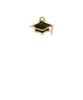Graduation Cap Yellow Gold