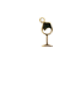 Wine Glass Yellow Gold