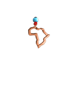 Small Open Africa Charm