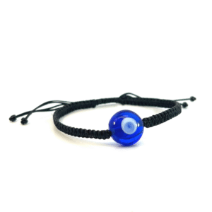 Blue Evil Eye Black Bracelet
